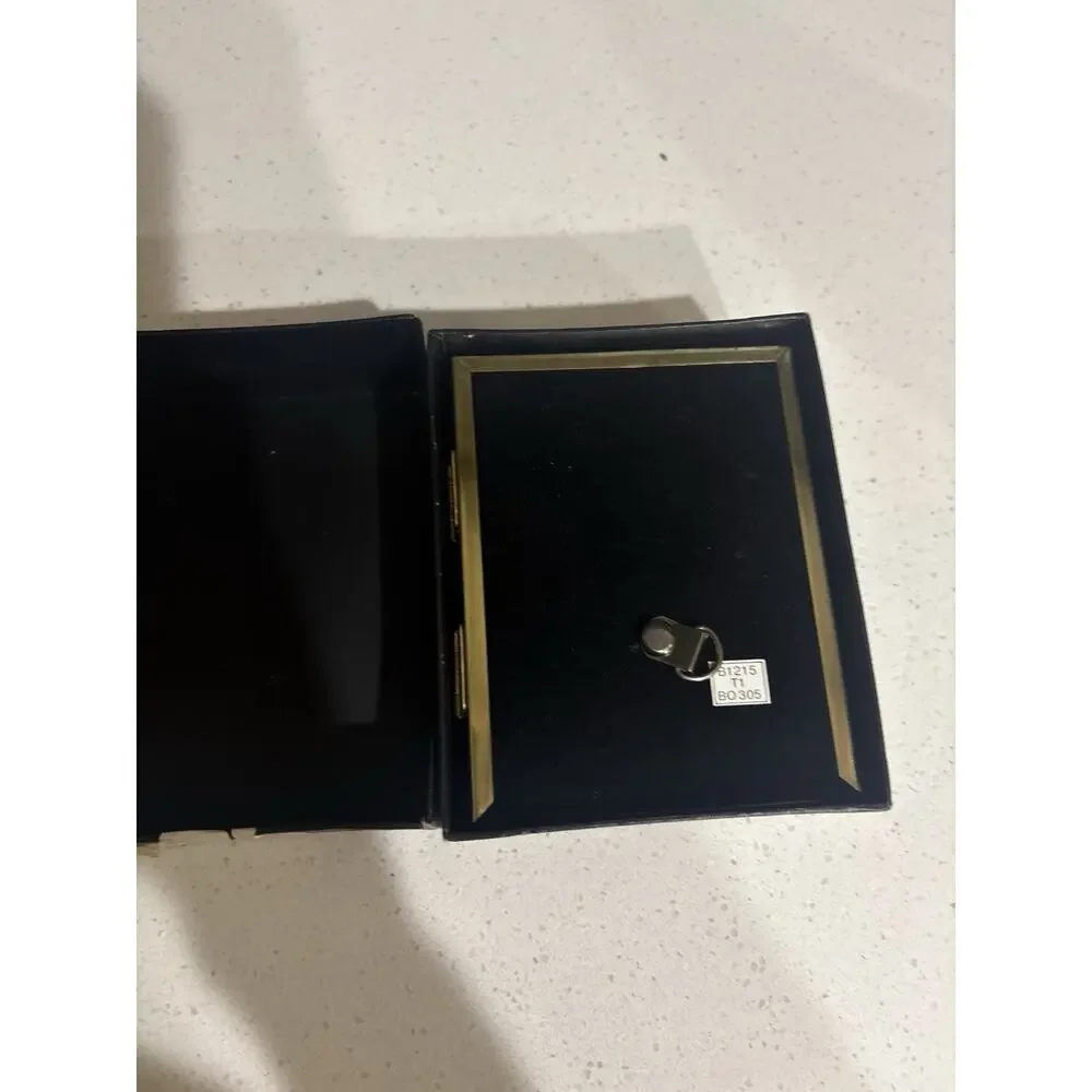 Vintage Bulova Desk Clock Solid Brass Brand New w/Box~ Rare Antique